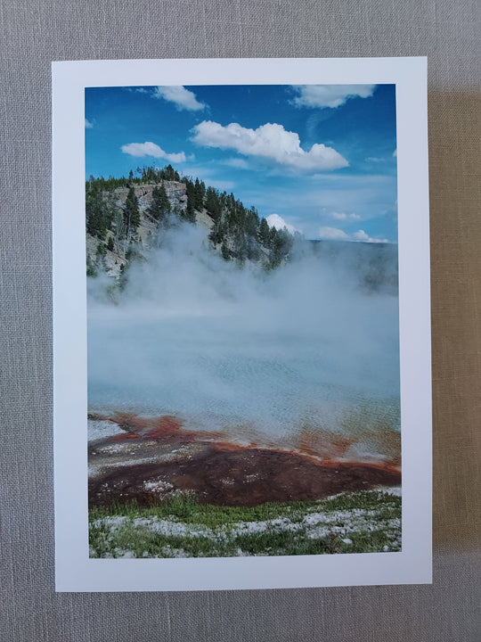 Prismatic Springs, Yellowstone - Blank Inside