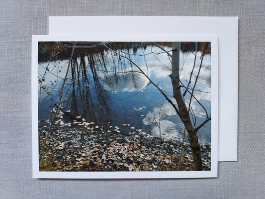 Autumn Reflection - Blank Inside