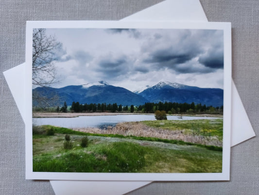 Bitterroot Valley in Spring - Blank Inside