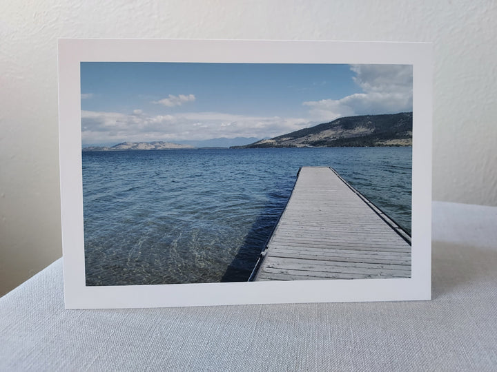 Flathead Lake, West - Blank Inside