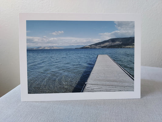 Flathead Lake, West - Blank Inside