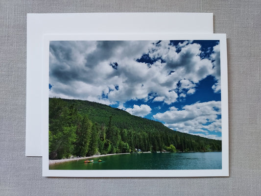 On Flathead Lake - Blank Inside