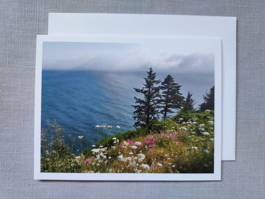 Along the Oregon Coast - Blank Inside