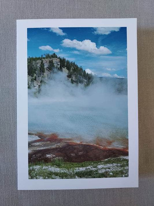 Prismatic Springs, Yellowstone - Blank Inside