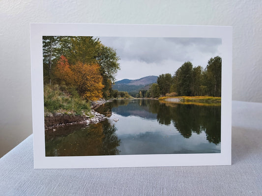 Reflections on the Clark Fork - Blank Inside